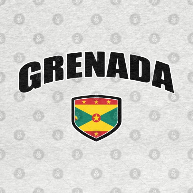 Grenada National Flag Shield by IslandConcepts